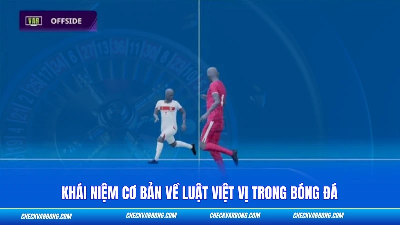 Khái niệm cơ bản về luật việt vị trong bóng đá