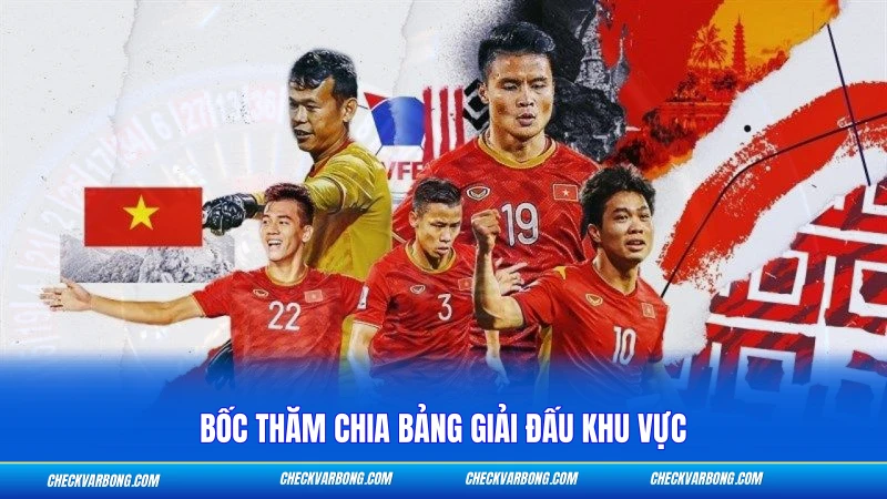Bốc thăm chia bảng giải đấu khu vực
