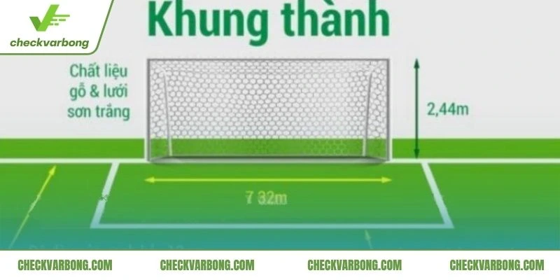 Quy định lắp đặt cầu môn sân bóng mini